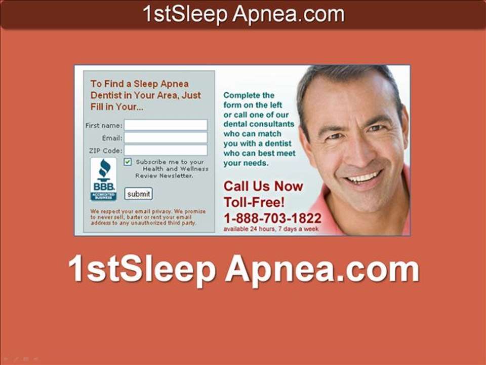Find a Sleep Apnea Dentist