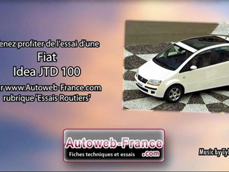 Essai Fiat Idea JTD 100 - Autoweb-France
