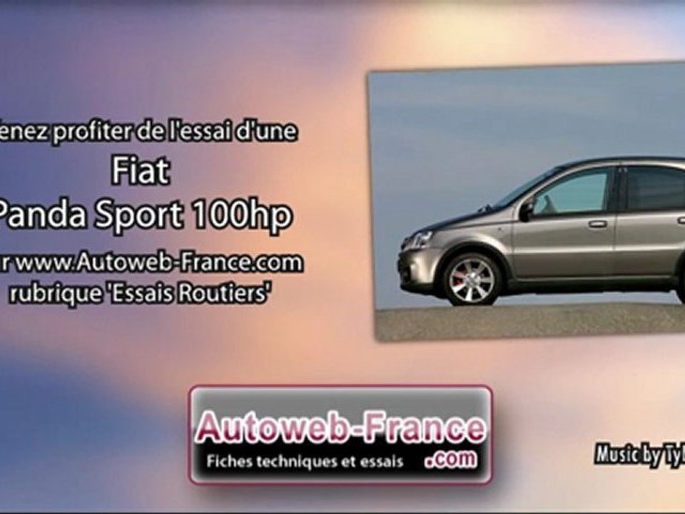 Essai Fiat Panda Sport 100hp - Autoweb-France