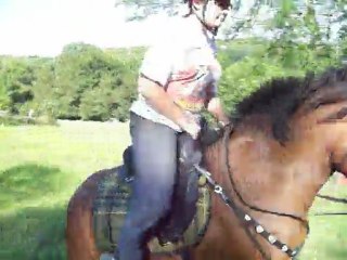 Entrainement au saut...