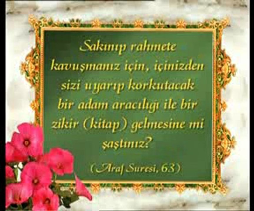 Kuran-ı Kerim ve Rabbimizinden uyarıcıların gönderilmesi Rabbimizin Rahman sıfatının tecellisidir