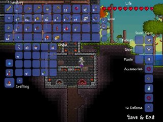 wt) Terraria 09 Fail ,generateur a obsidian ,hellstone