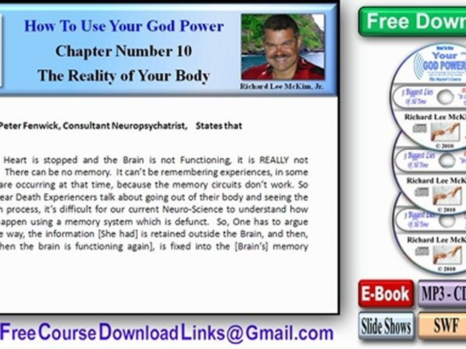 Dr. Michael Sabom - A Special Book Excerpt About Dr. Michael Sabom Research Near Death Experiences