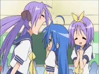 Lucky Star - Extremely Wild Kagami/Konata Petting Kagami (English Dub)