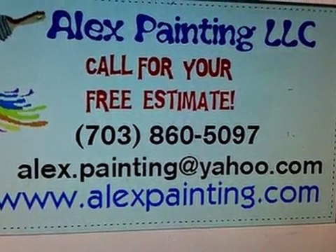 AlexPainting.com 703-860-5097 Great Falls VA residential Painters & residential house painting