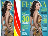 Hottie Angela Jonsson Sizzles As Femina Cover Girl