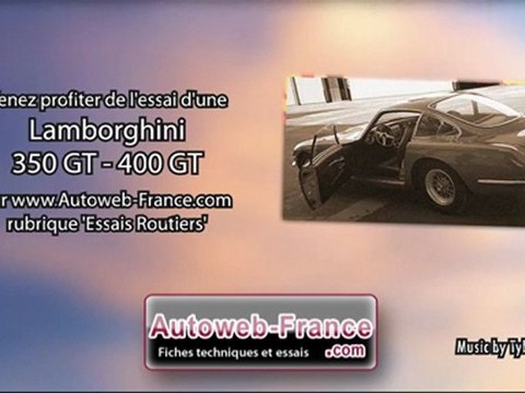 Essai Lamborghini 350 GT - 400 GT - Autoweb-France