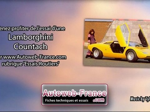 Essai Lamborghini Countach - Autoweb-France