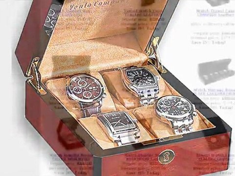 Watch Boxes For Men - ValetStand.com - 1-888-689-4450