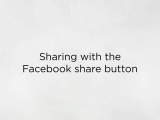 ‪HTC ChaCha - Share photos, web links, music, location with the Facebook share button‬‏