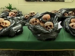 Pérou MACABRE DéCOUVERTE 180 Crânes Humains Retrouvés