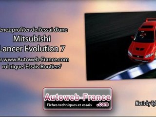 Essai Mitsubishi Lancer Evolution 7 - Autoweb-France