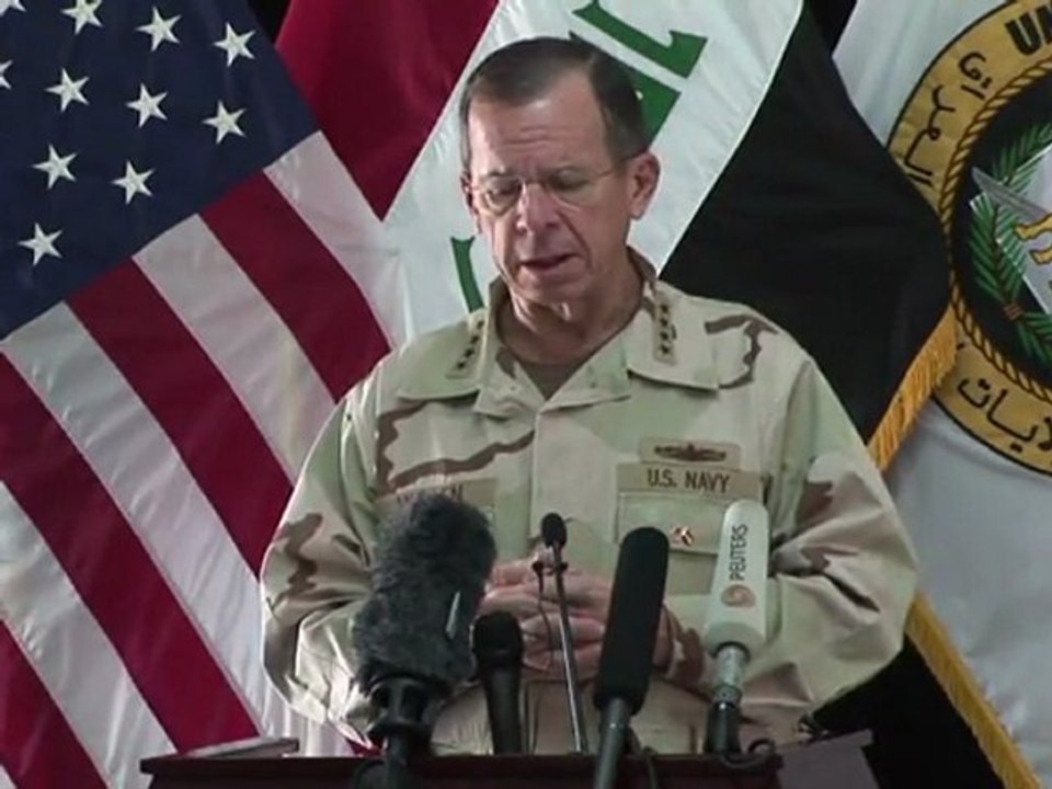 Almirante pede definição do Iraque