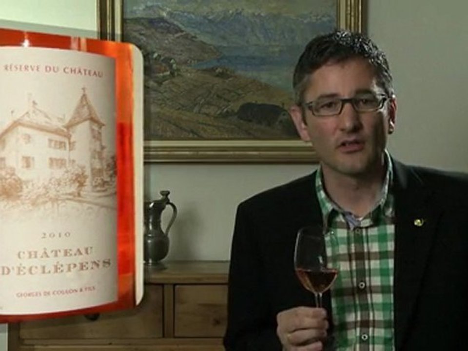 Rosé de Gamay Réserve du Château d'Eclépens 2010 - Wein im Video