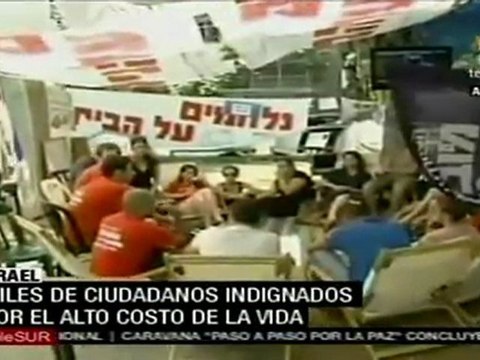 Protestas de indignados israelíes