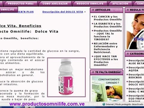 Los Productos Omnilife y la Diabetes