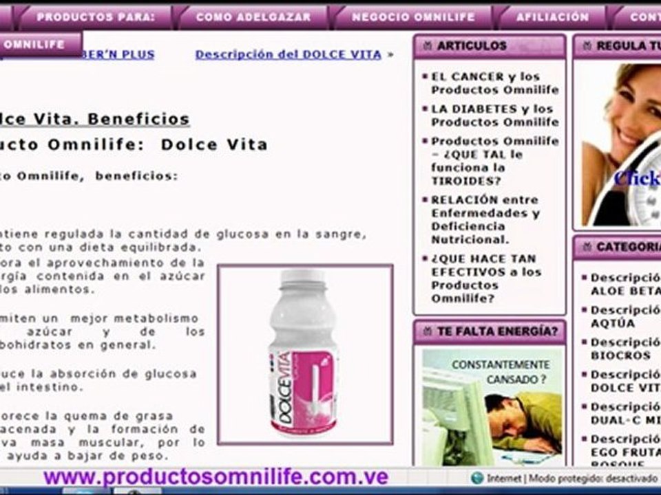 Los Productos Omnilife y la Diabetes