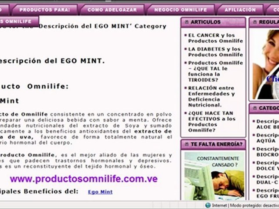 Productos Omnilife ¿Que tal le funciona la Tiroides?