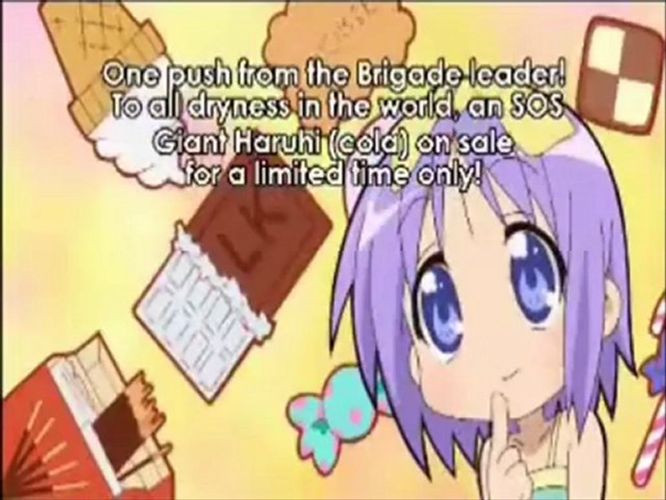 (The Real) Haruhi Suzumiya on Lucky Star (English Dub)