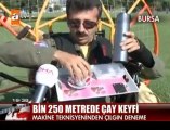 PİLOT SEBAHATTİN ÇETİN - 1250 MERE HAVADA ÇAY KEYİFİ YAPTI - ATV HABER