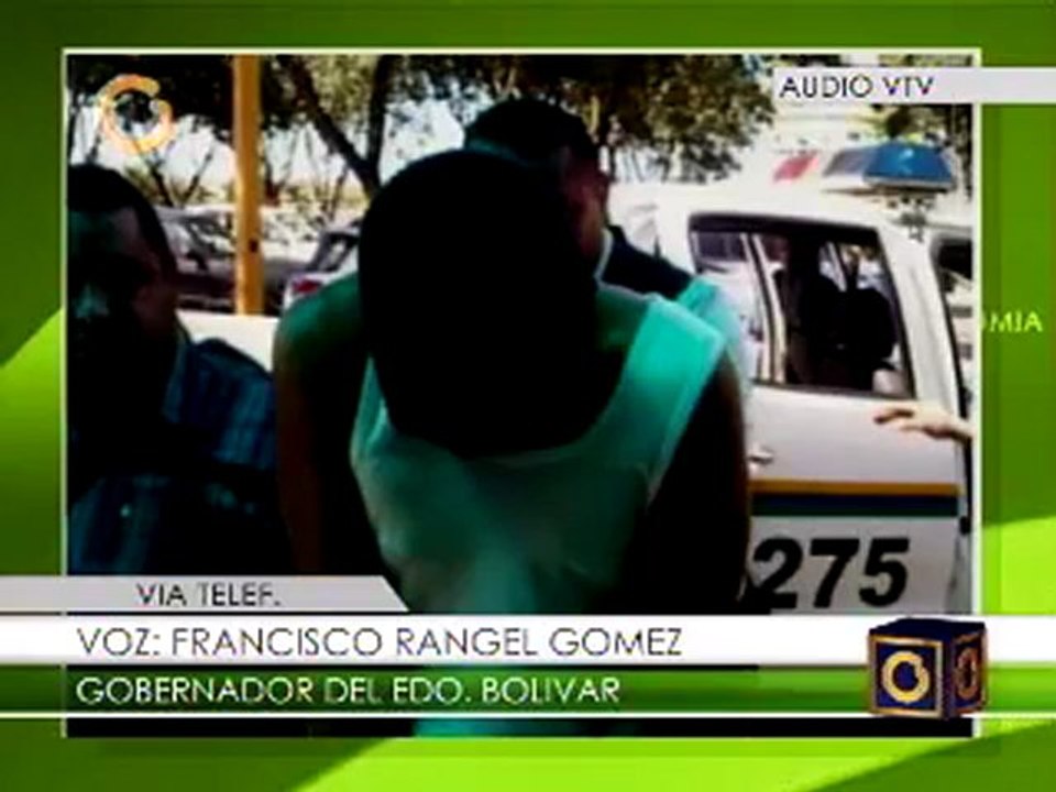 Gobernador de Bolívar confirma captura de "Oriente"