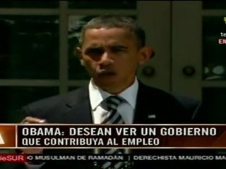 Presidente Obama informa sobre incremento del techo de deuda