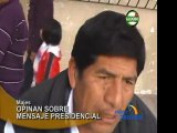 Pobladores de Majes en Arequipa opinan sobre mensaje de presidente Ollanta Humala