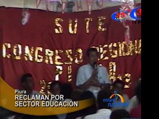 Profesores del SUTE de Piura decepcionados tras discurso de Ollanta Humala