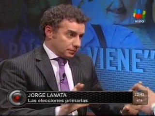 5/5 Lanata: Me parece ridículo que se hagan las primarias. Ser libre no es gratis