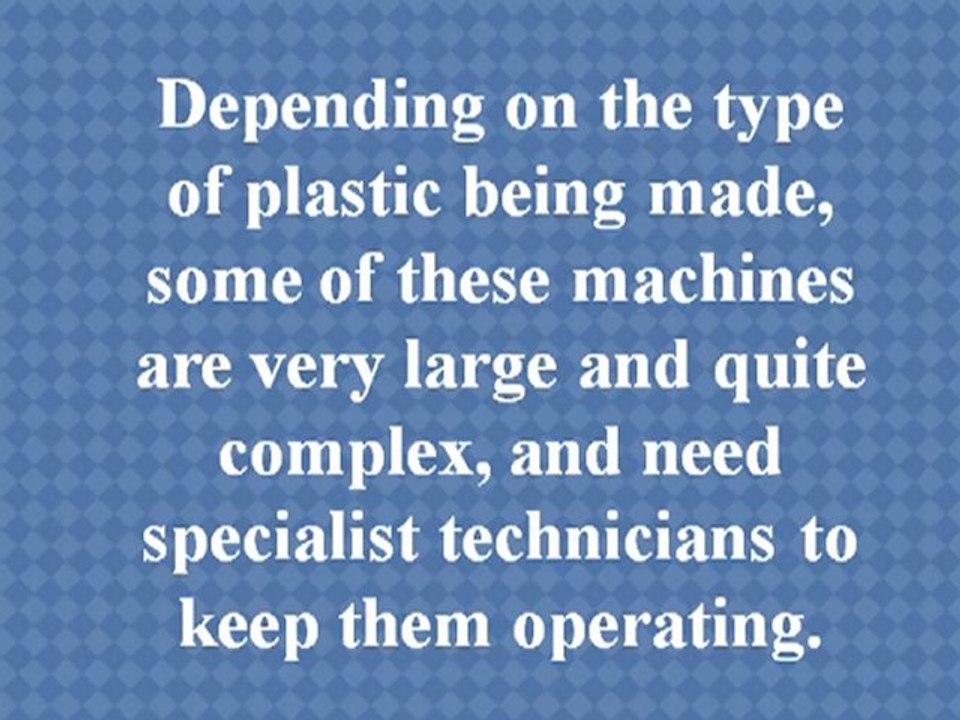 Plastic Manufacturing Industry Needs Support Services