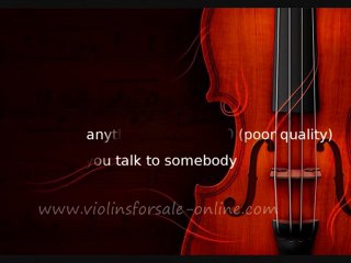 Violins For Sale Buyers Guide