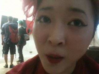 Red Pig Flower at the Fragile Gallery Pop-Up Exhibition