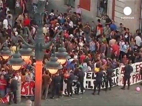 Les indignés espagnols s'indignent après l'évacuation...