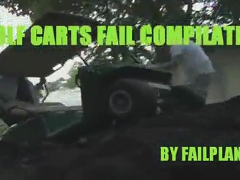 Golfcart Fail