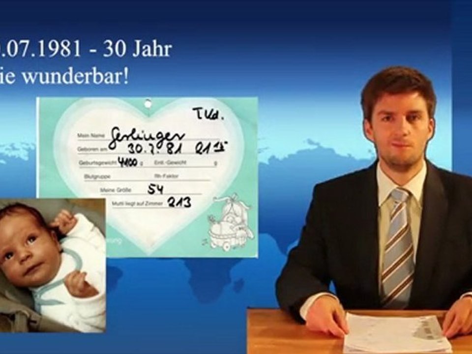 Dennis - 30 Jahr, wie wunderbar!