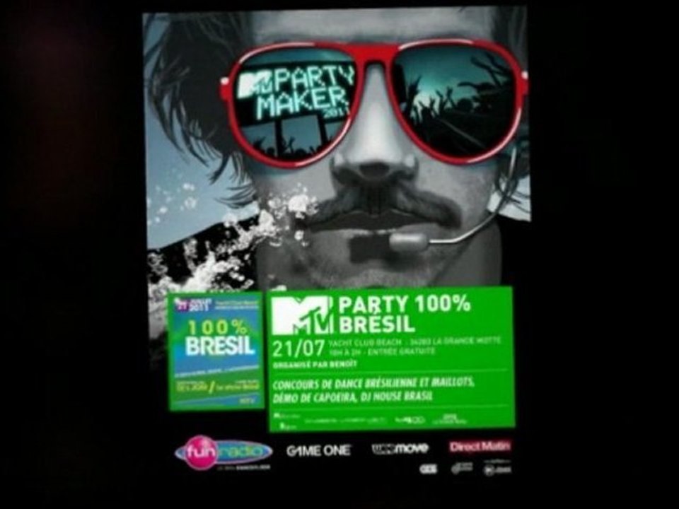 TEASER - MTV PARTY MAKER 2011 - LA GRANDE MOTTE 21/07/2011