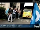 Les urgences en grève (Caen)