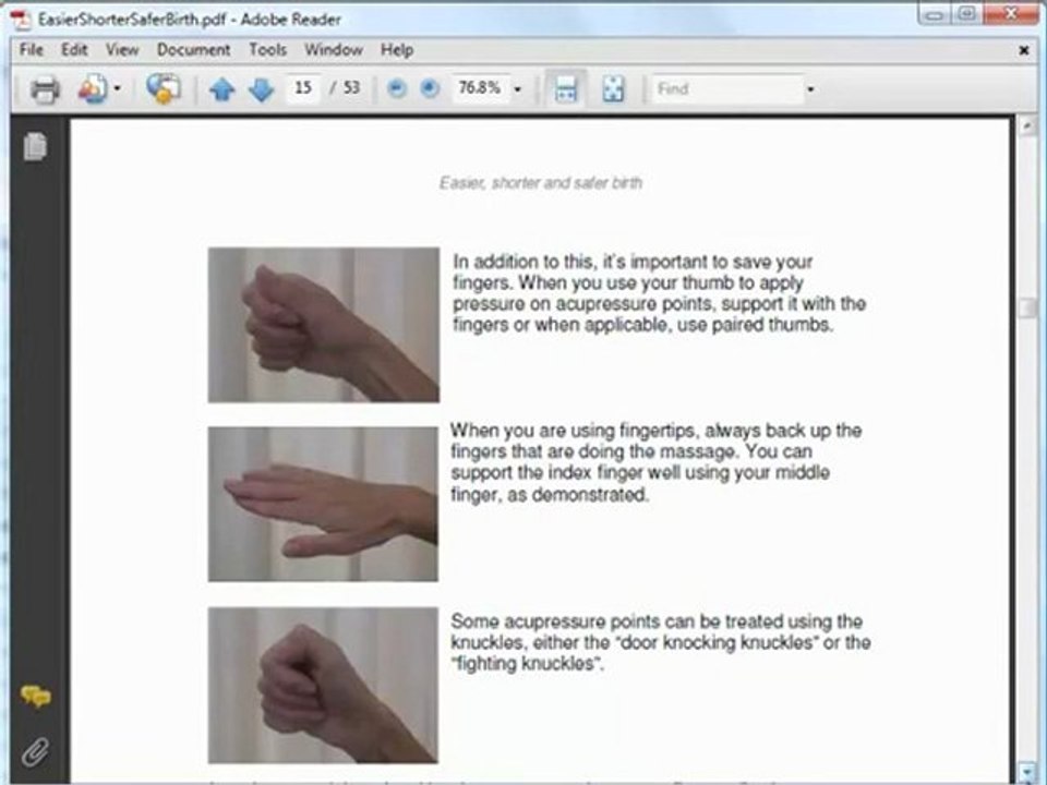 Maternity Acupressure Points