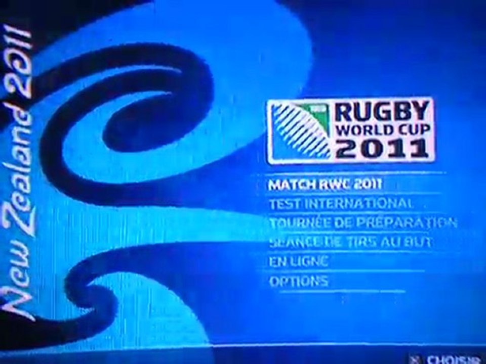 Démo Rugby World Cup 2011 - match sans passe - faible qualité