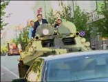 Mayor of Vilnius crushes Mercedes with a tank