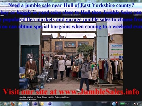 Hull Jumble Sales with Flea Markets near East Yorkshire
