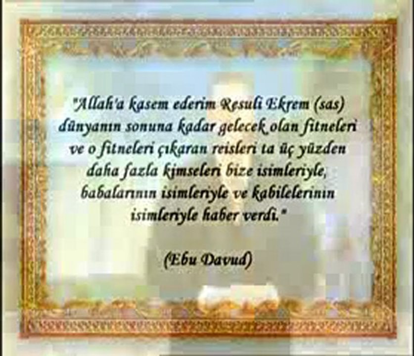 Peygamberimiz (sav) Hz. Mehdi'nin hicri 1400'lü yıllarda geleceğini açıkça haber vermiştir