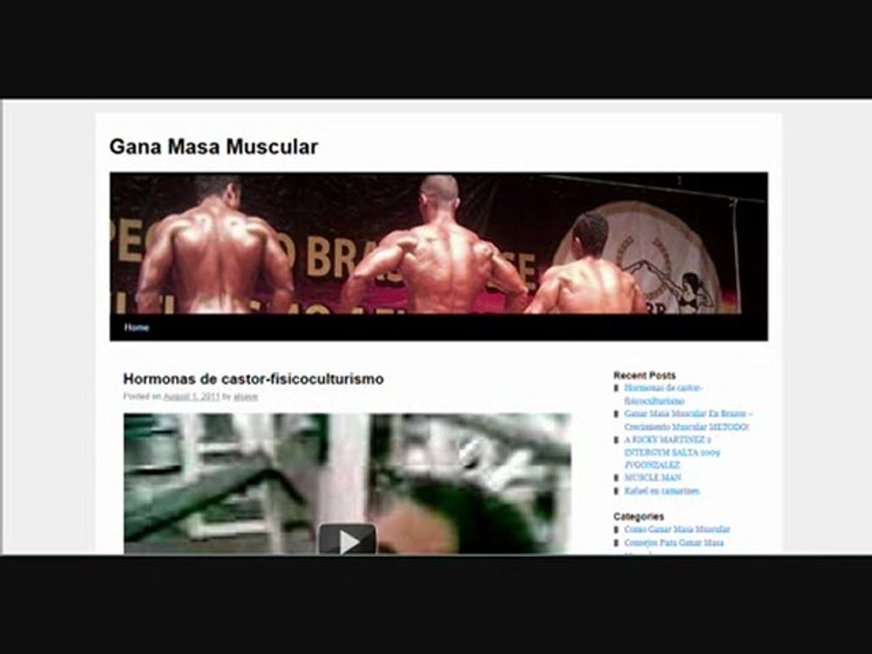 Como Ganar Masa Muscular