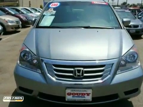 2008 Used Honda Certified Odyssey EX-L By Goudy Honda Pasadena