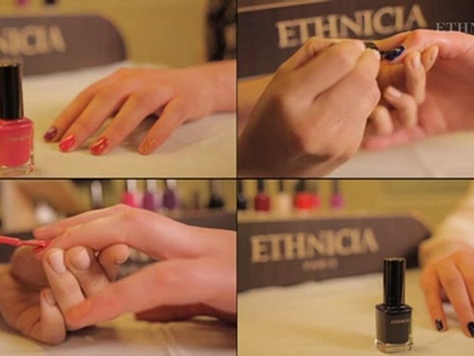 Une pose de vernis originale