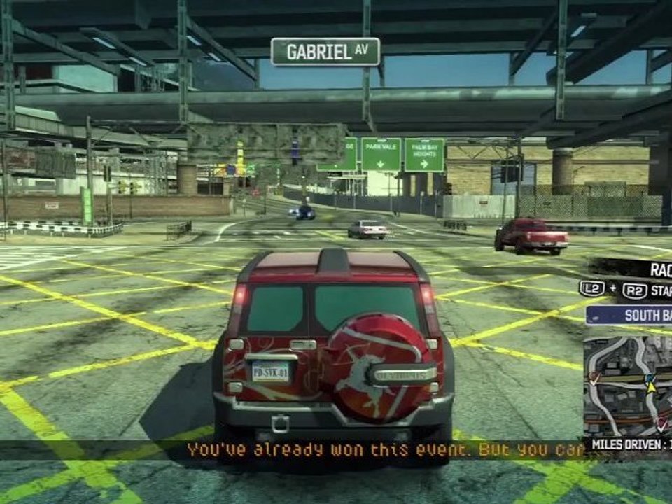 Burnout Paradise - online cars in offline event - The Hunter Olympus