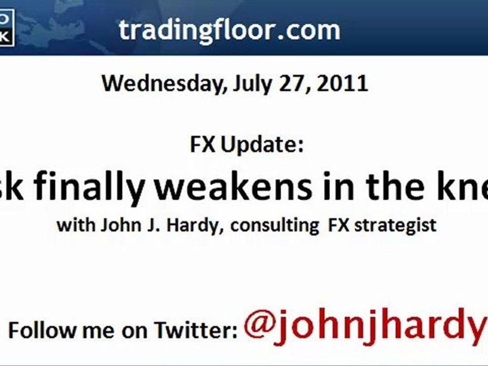 tradingfloor.com Weekly FX Update Video - 27/07/11