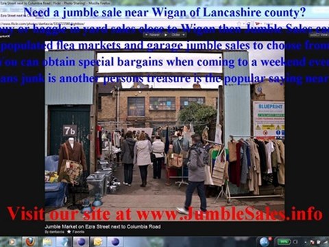Wigan Jumble Sales with Flea Markets near Lancashire