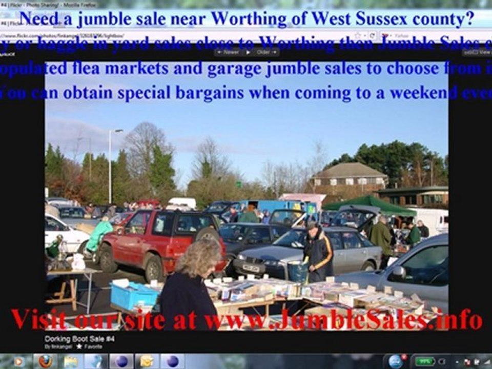 Worthing Jumble Sales with Flea Markets near West Sussex