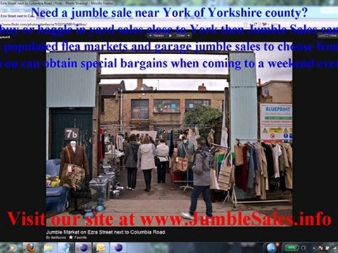 York Jumble Sales with Flea Markets near Yorkshire
